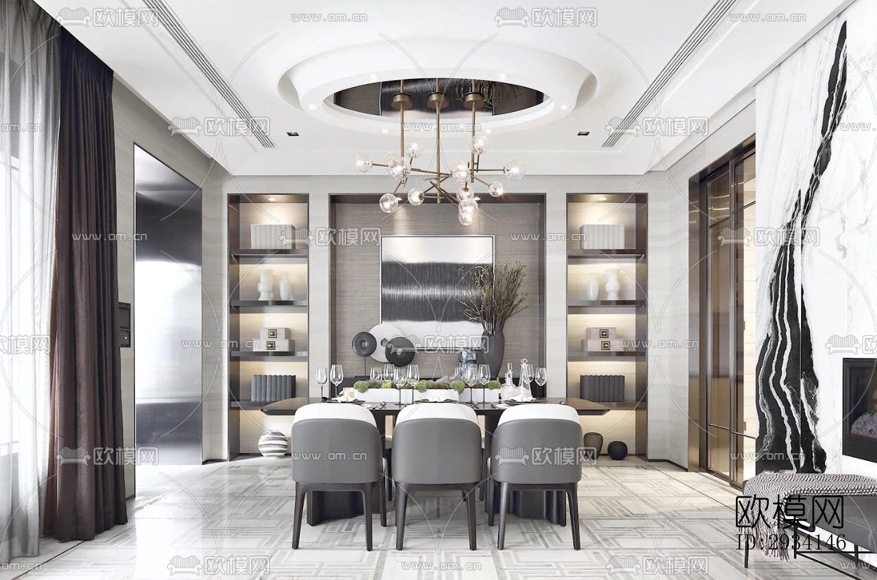 现代别墅效果图下载（渲染图3）