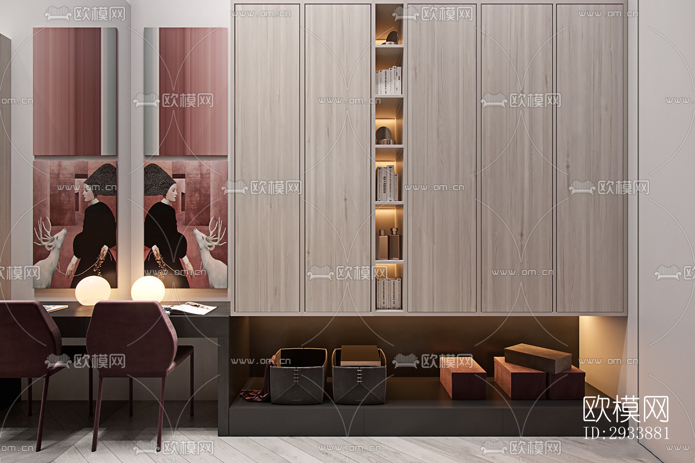 北欧别墅效果图下载（渲染图2）