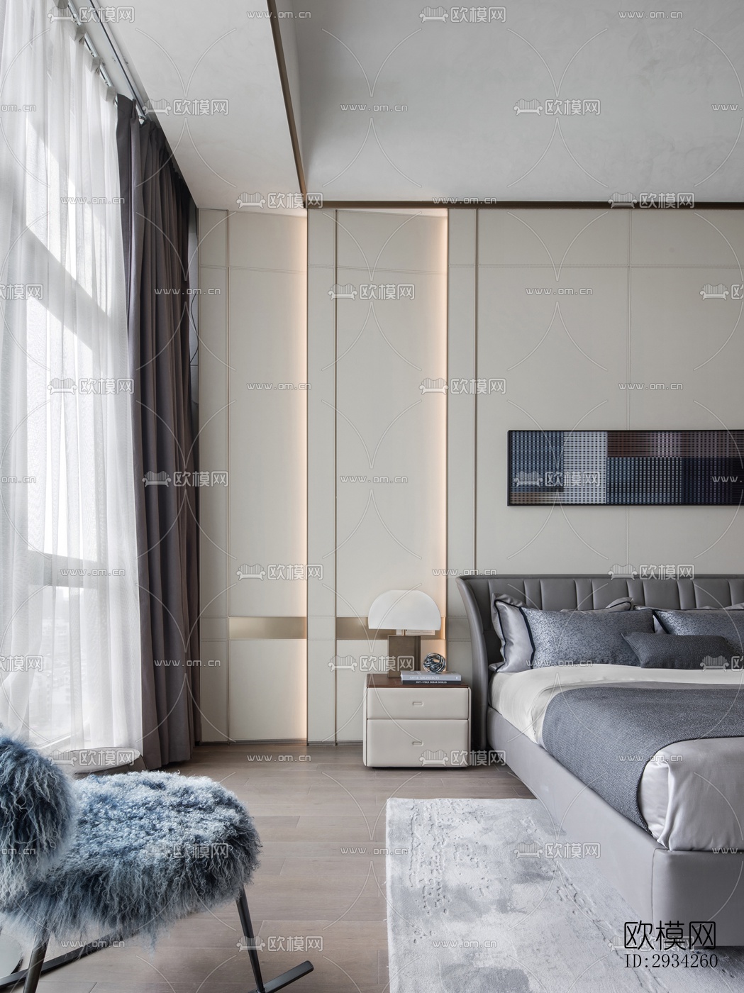 现代复式效果图下载（渲染图11）