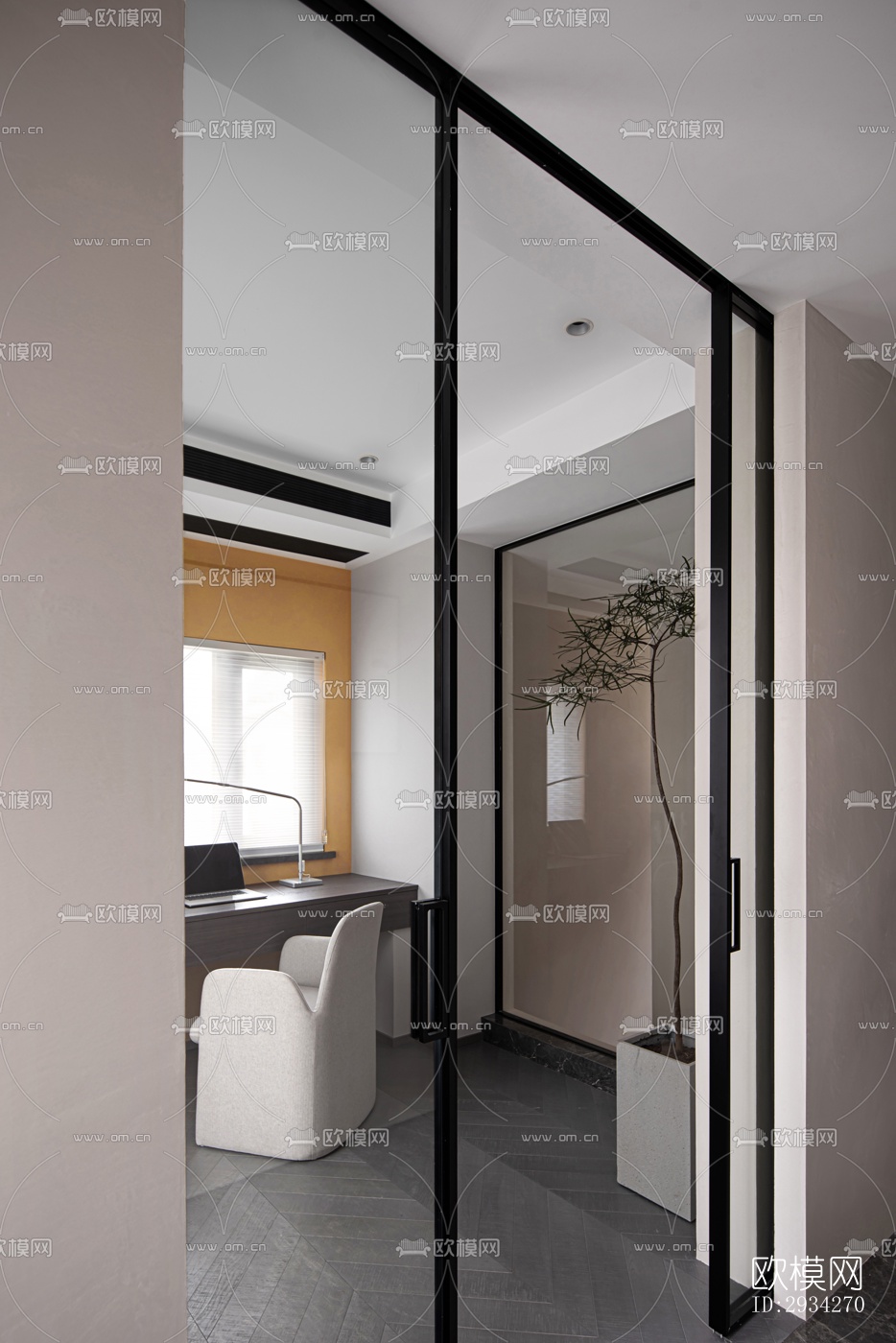 现代复式效果图下载（渲染图8）