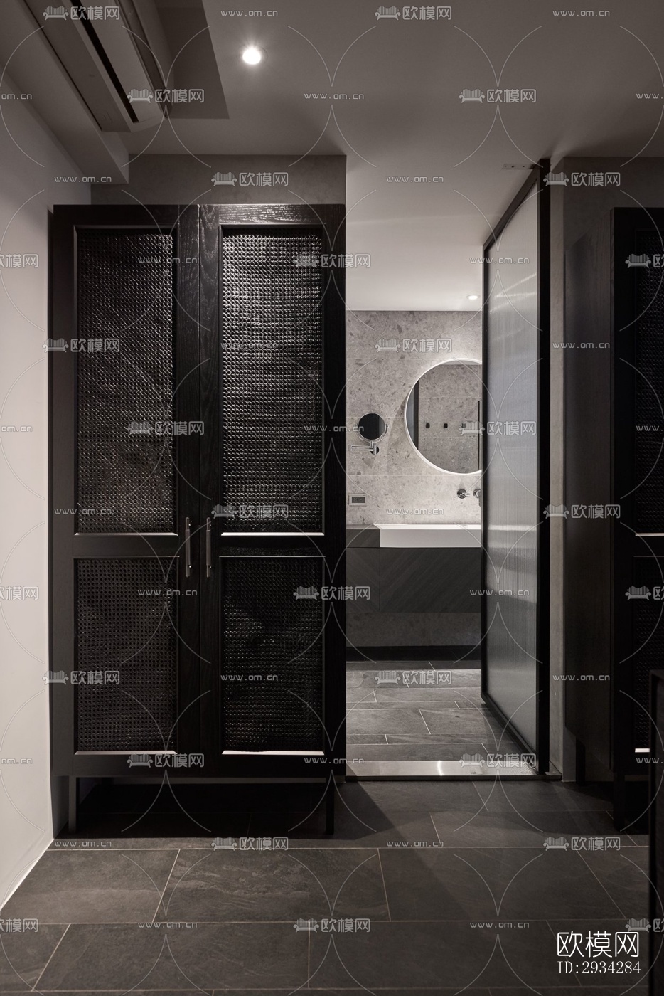 现代复式效果图下载（渲染图7）