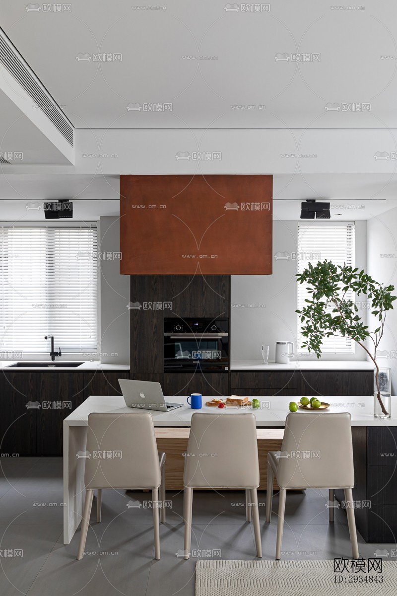 现代平层效果图下载（渲染图16）