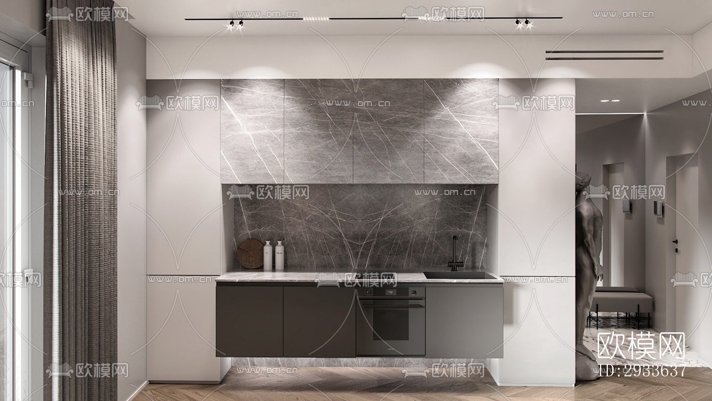 北欧公寓效果图下载（渲染图14）