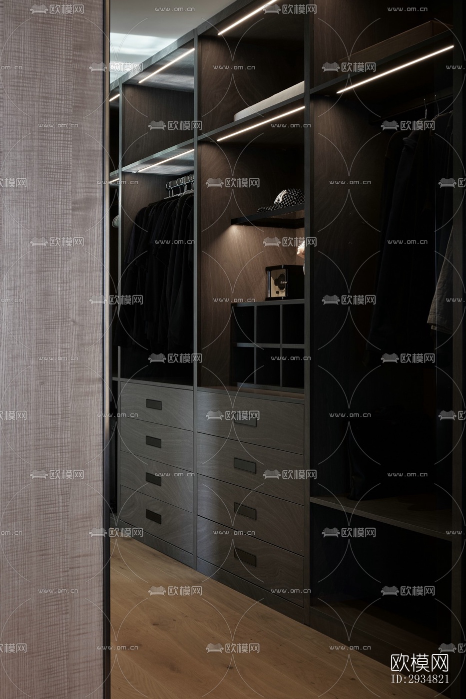 现代平层效果图下载（渲染图8）