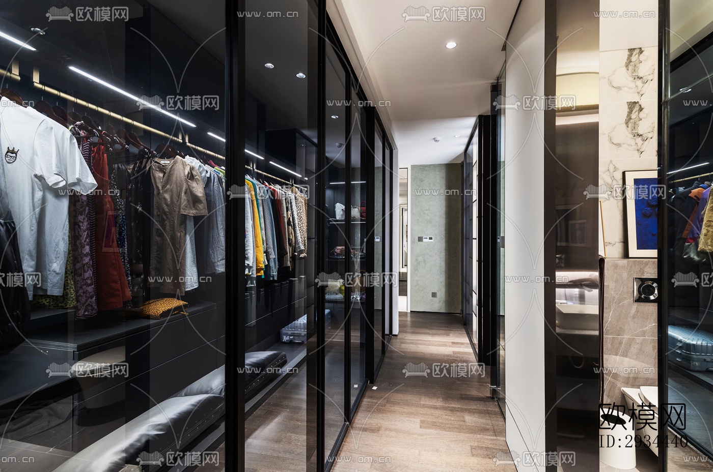 后现代平层效果图下载（渲染图17）