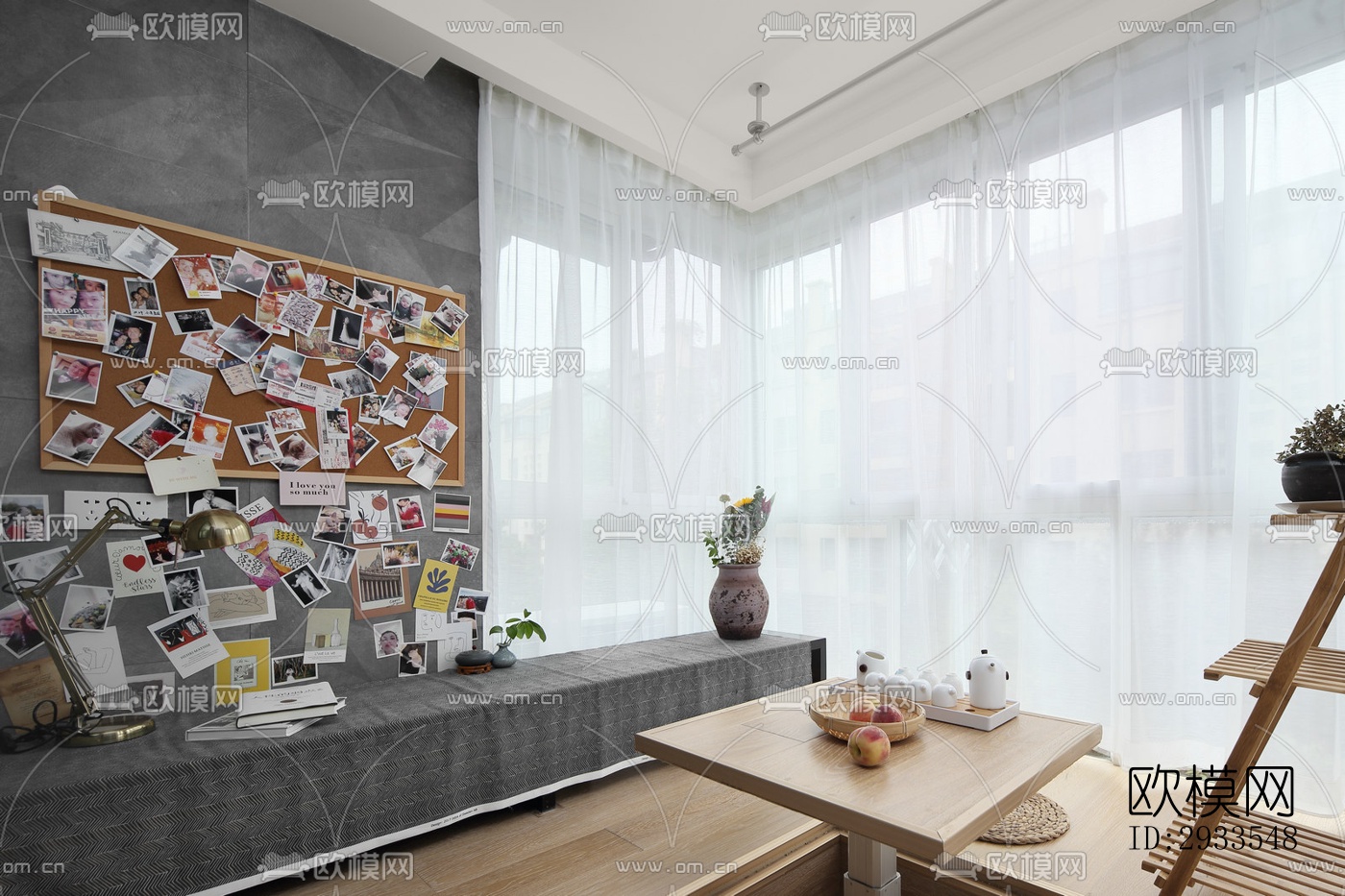 北欧公寓效果图下载（渲染图9）