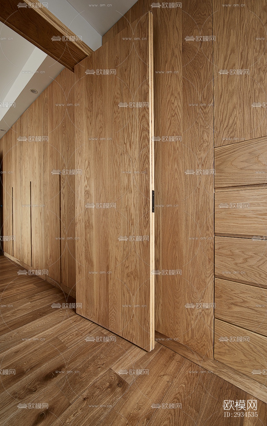 新中式平层效果图下载（渲染图10）