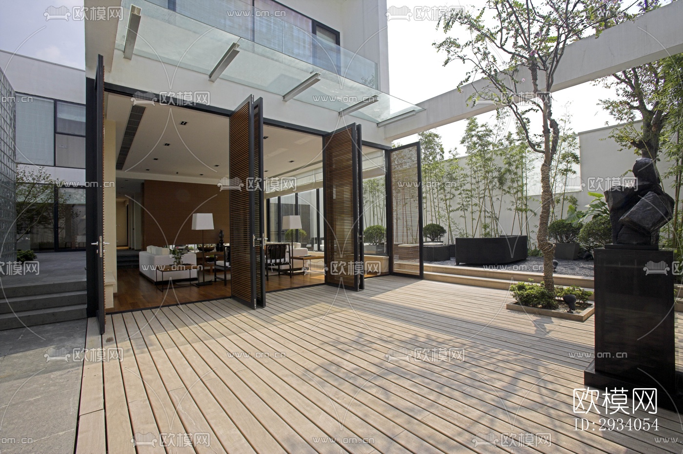 现代别墅效果图下载（渲染图10）