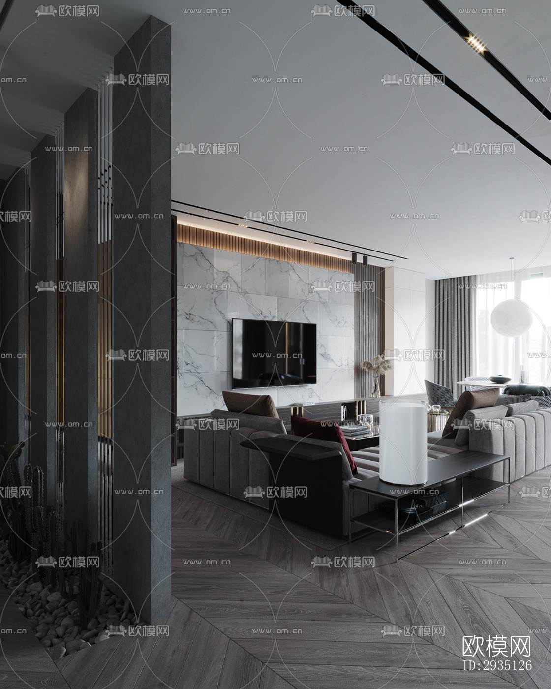 高级灰平层效果图下载（渲染图16）