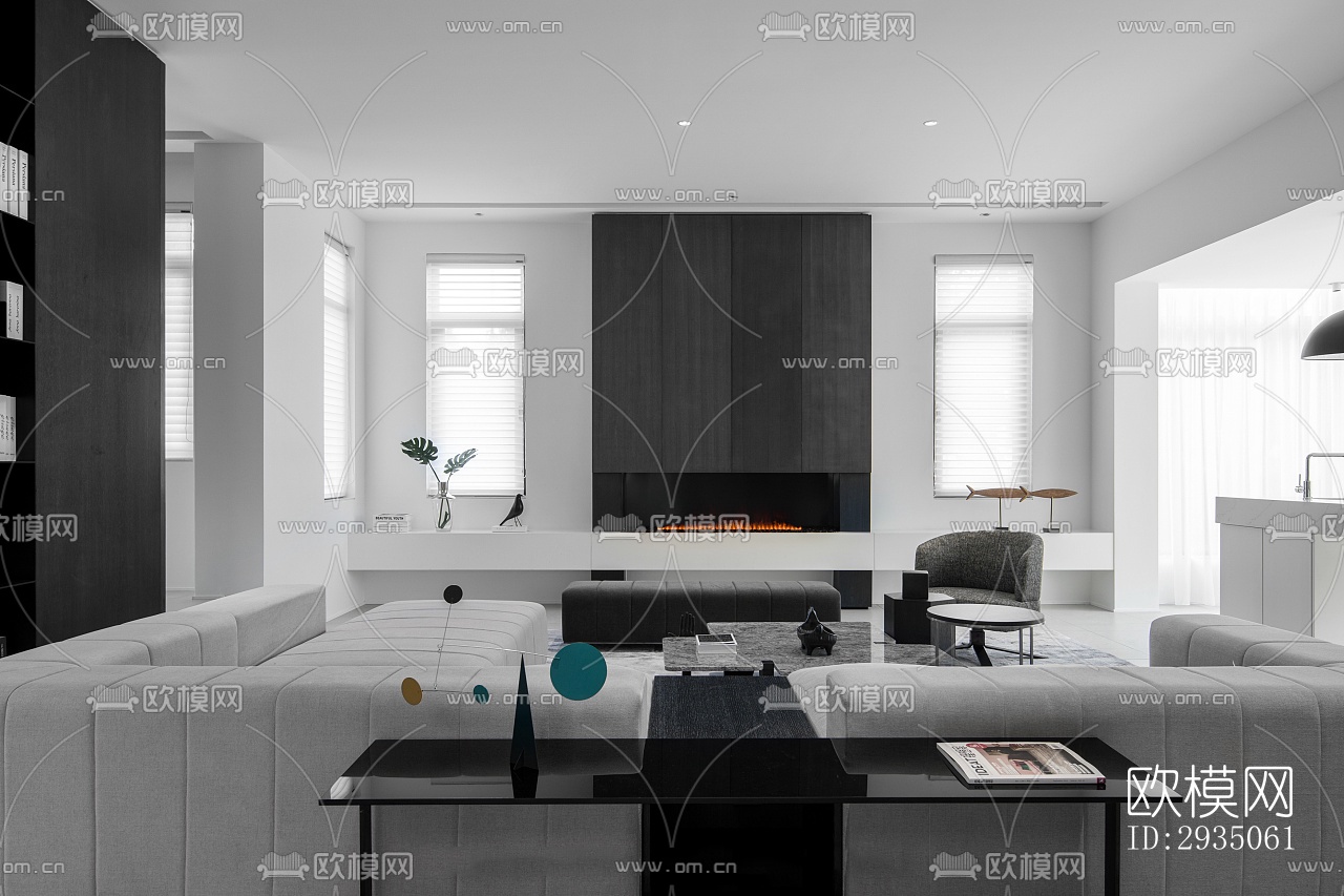 高级灰平层效果图下载（渲染图18）