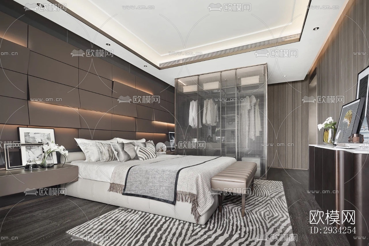 现代复式效果图下载（渲染图4）