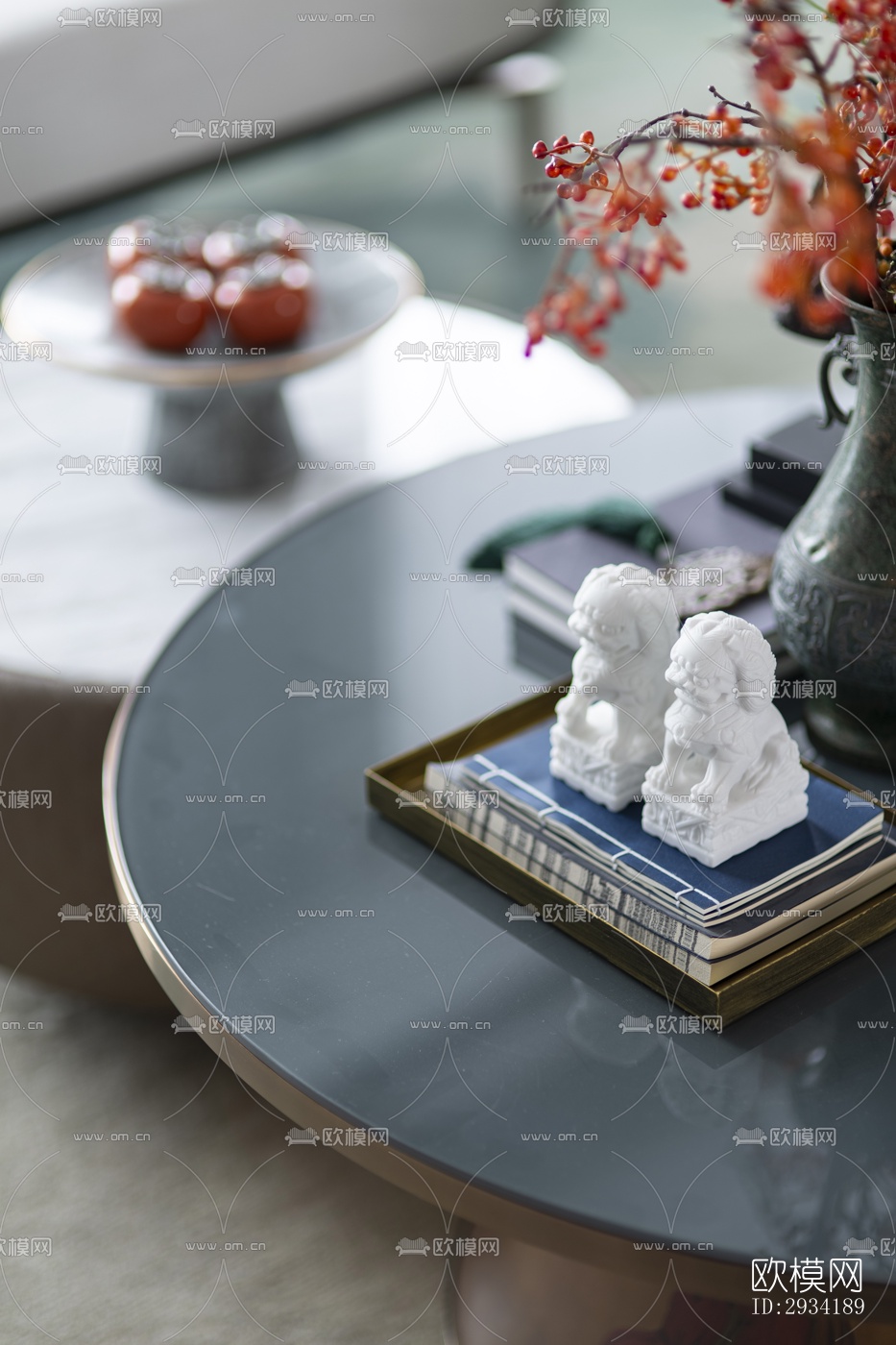 新中式复式效果图下载（渲染图3）