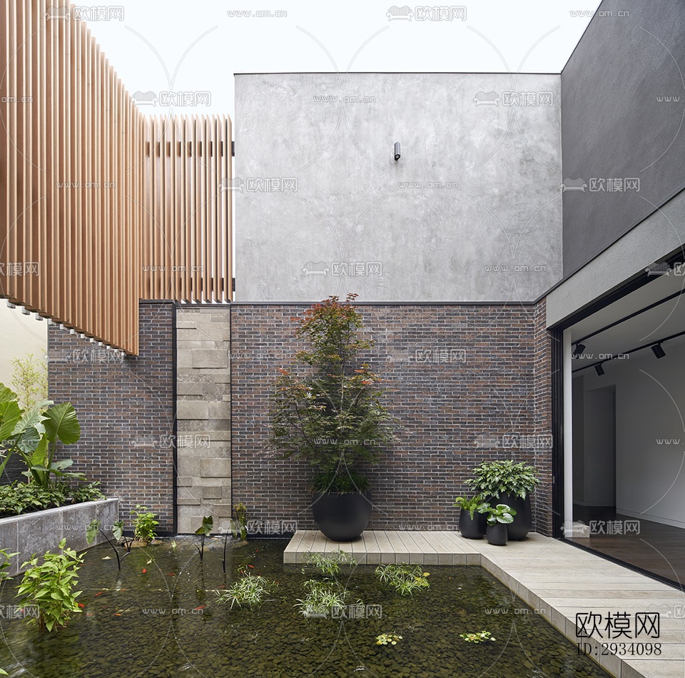 现代别墅效果图下载（渲染图15）
