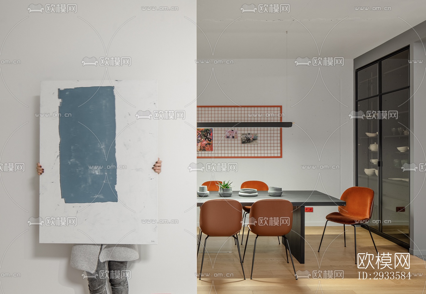 北欧公寓效果图下载（渲染图1）