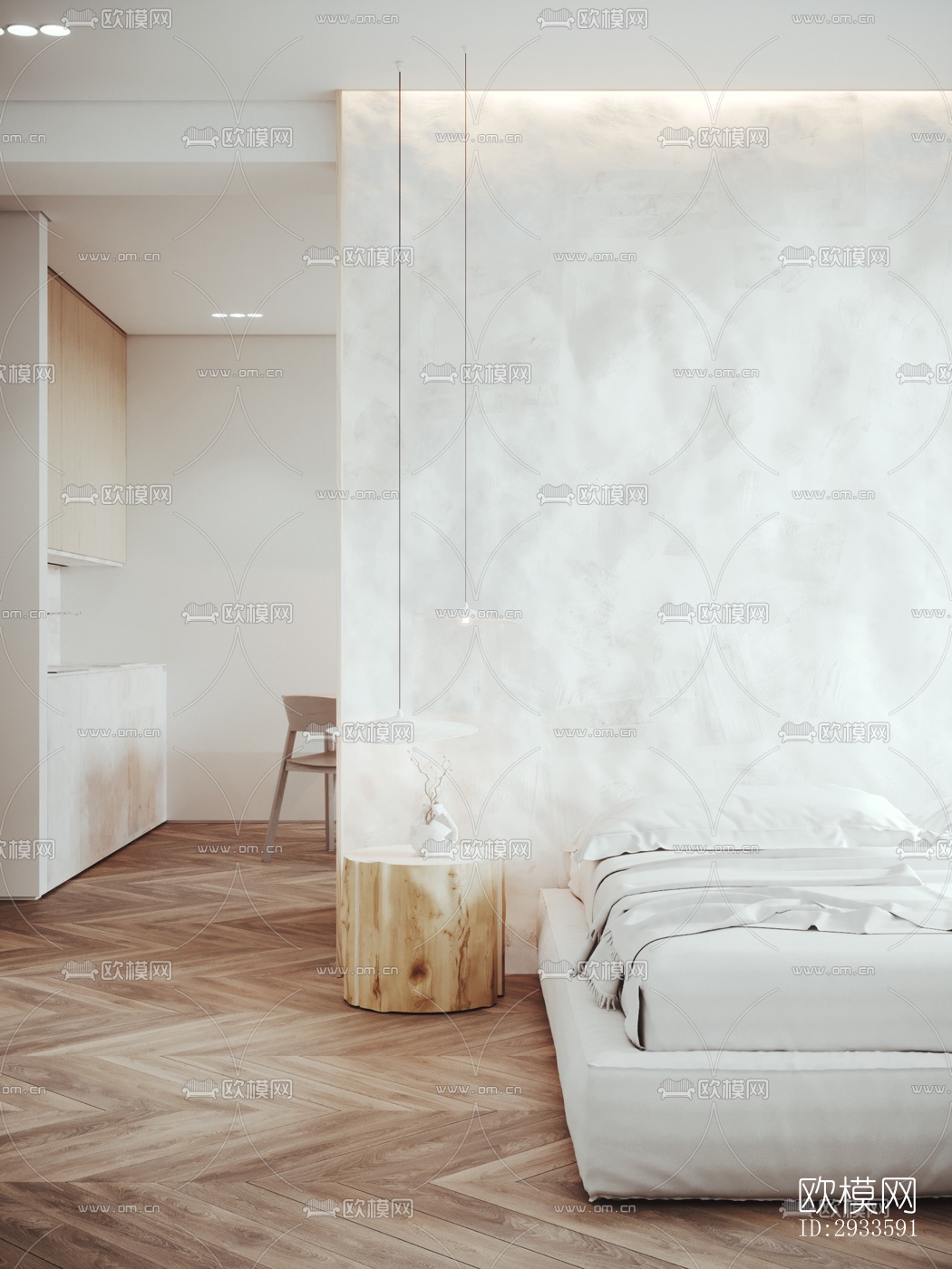 北欧公寓效果图下载（渲染图17）