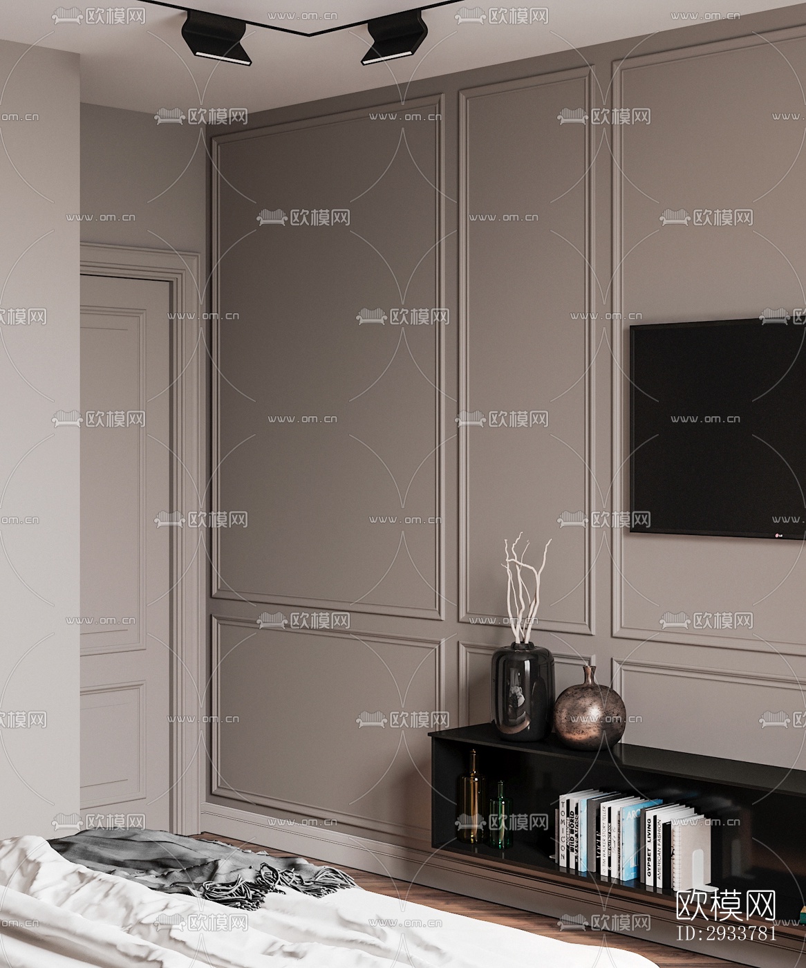 现代公寓效果图下载（渲染图15）