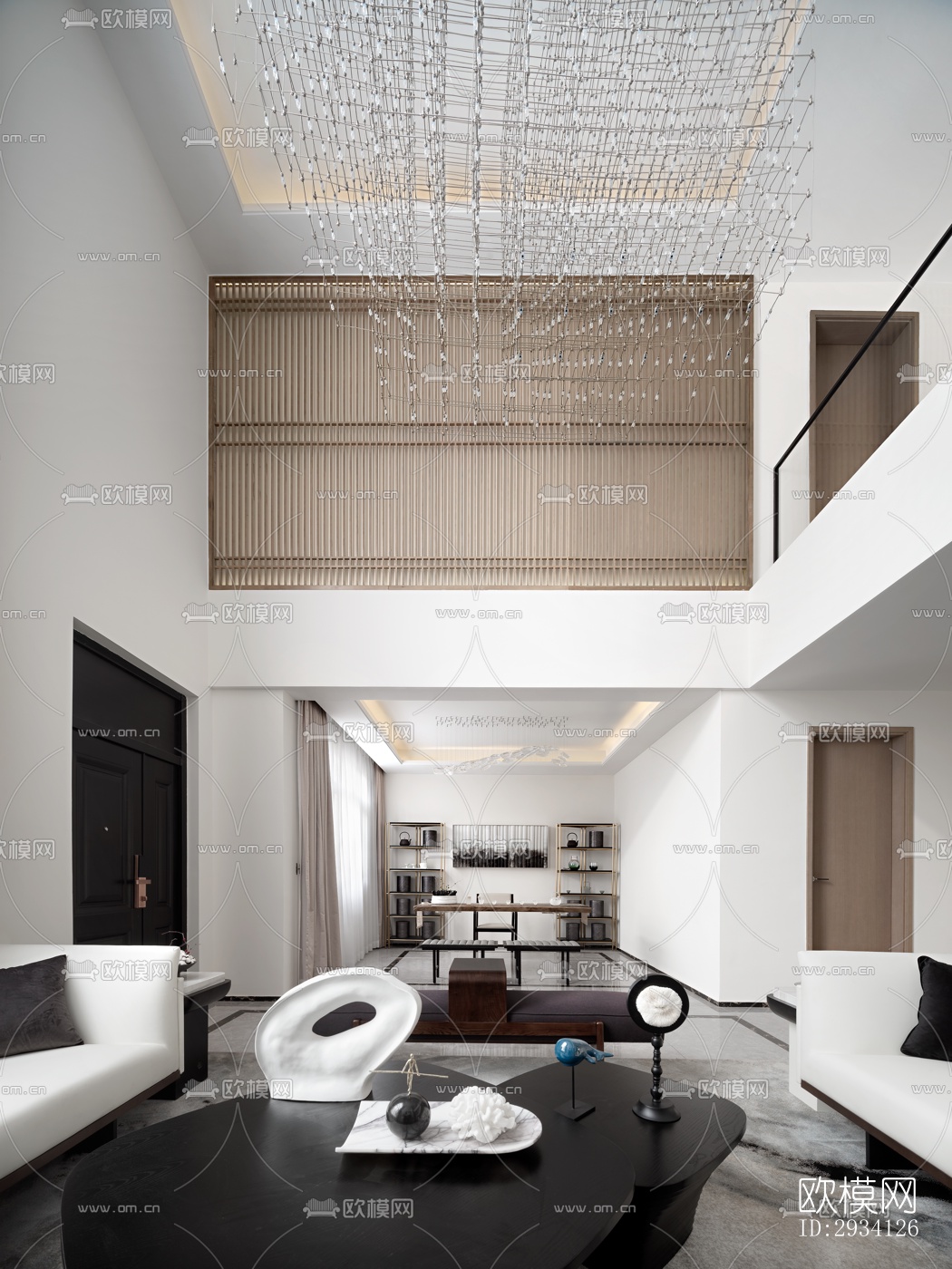 现代别墅效果图下载（渲染图4）