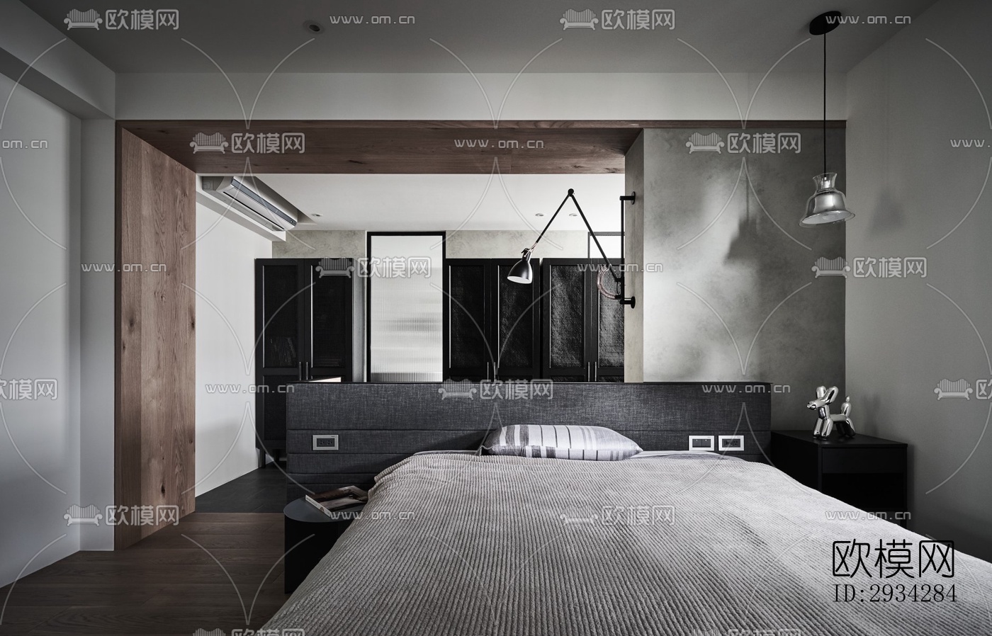 现代复式效果图下载（渲染图3）