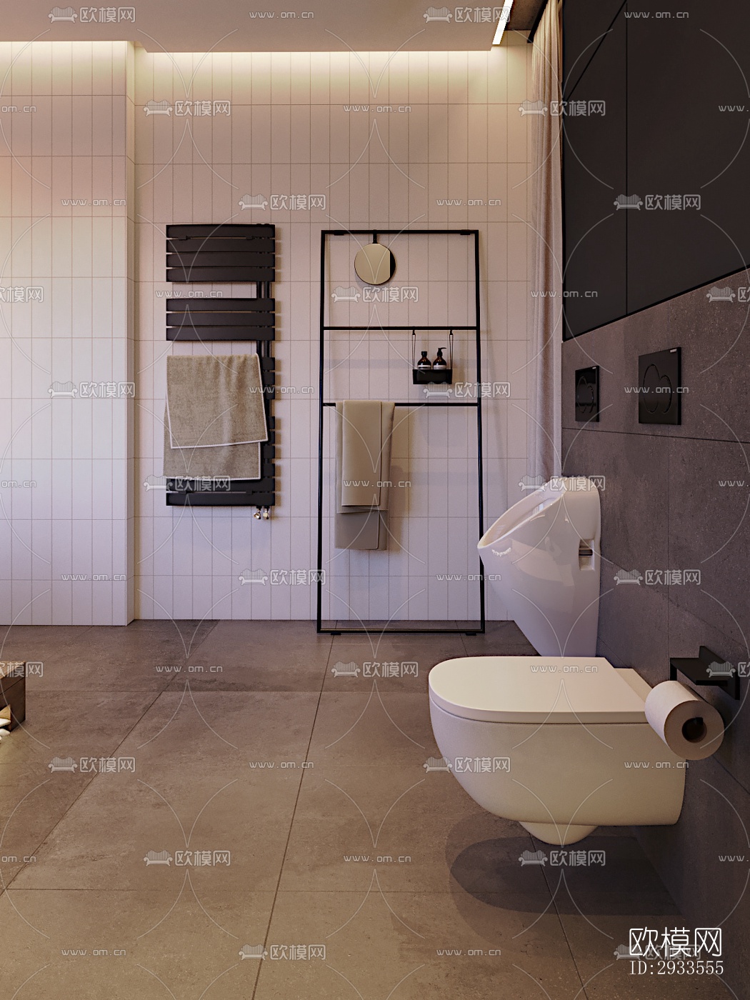 北欧公寓效果图下载（渲染图8）