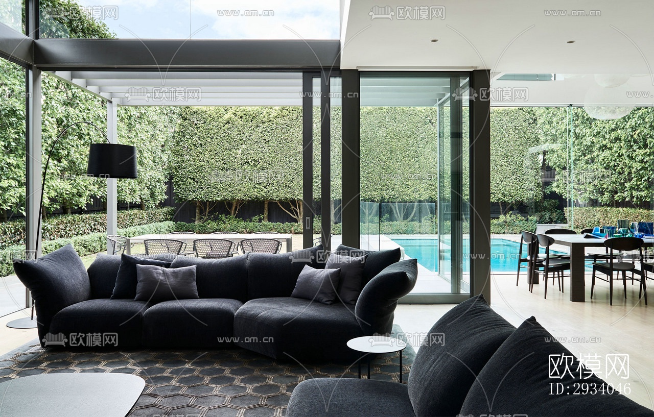 现代别墅效果图下载（渲染图16）