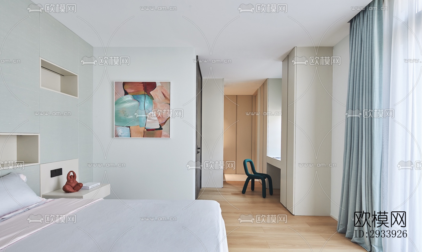 新中式别墅效果图下载（渲染图12）