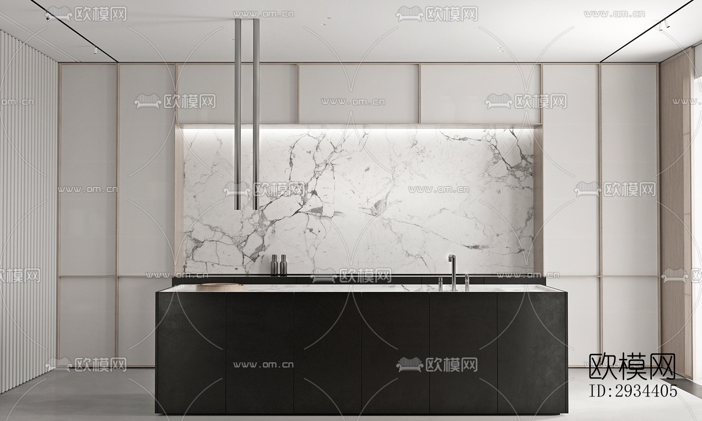 北欧平层效果图下载（渲染图5）