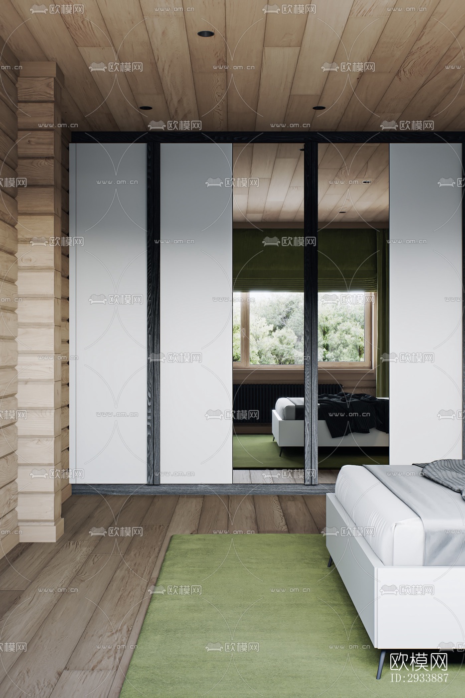 北欧别墅效果图下载（渲染图8）