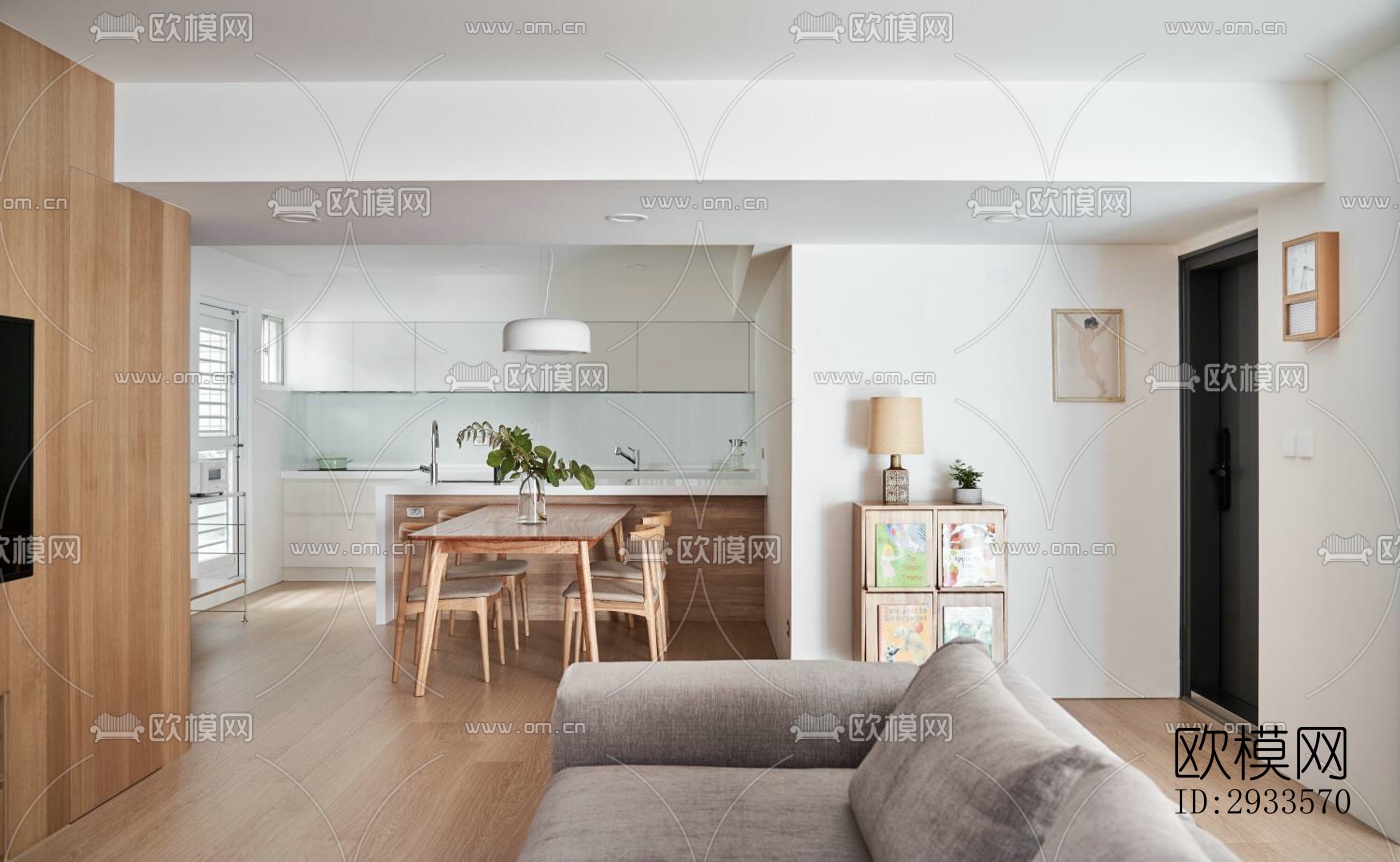 北欧公寓效果图下载（渲染图18）