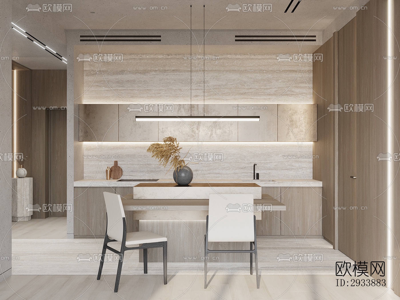 北欧别墅效果图下载（渲染图6）