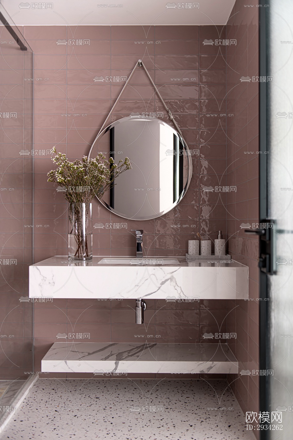 现代复式效果图下载（渲染图3）