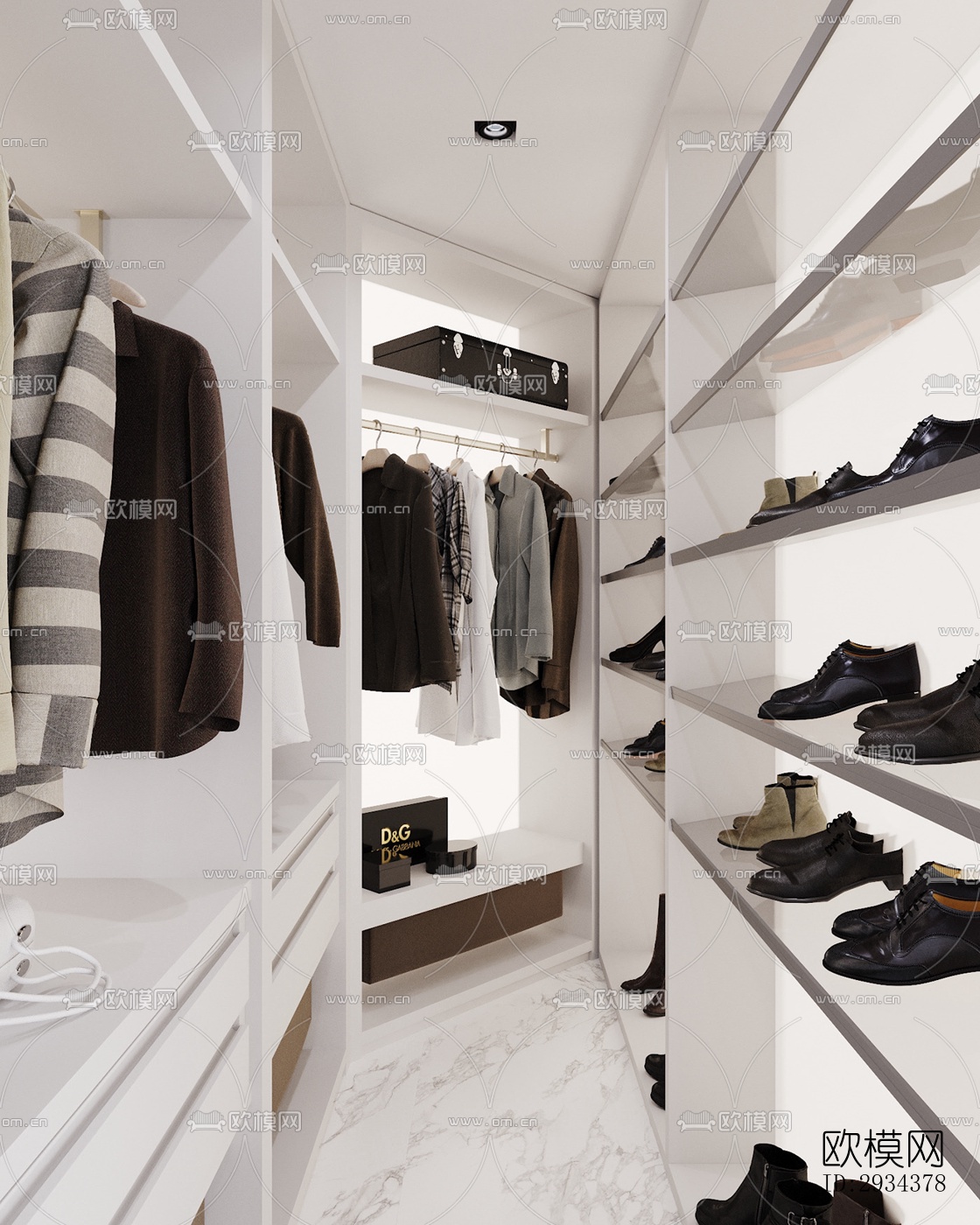 北欧平层效果图下载（渲染图9）