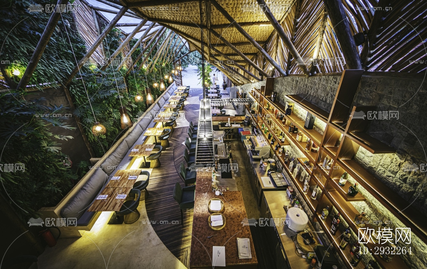 东南亚酒吧效果图下载（渲染图10）
