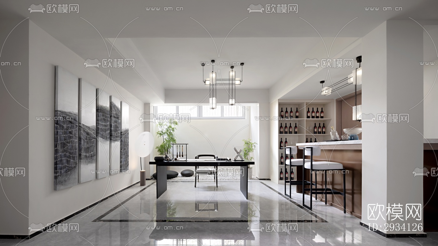 现代别墅效果图下载（渲染图20）