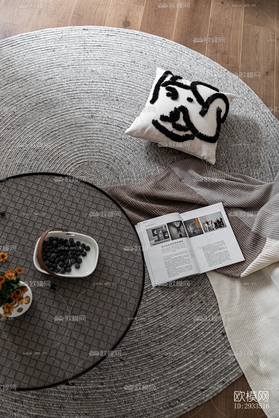 北欧公寓效果图下载（渲染图1）