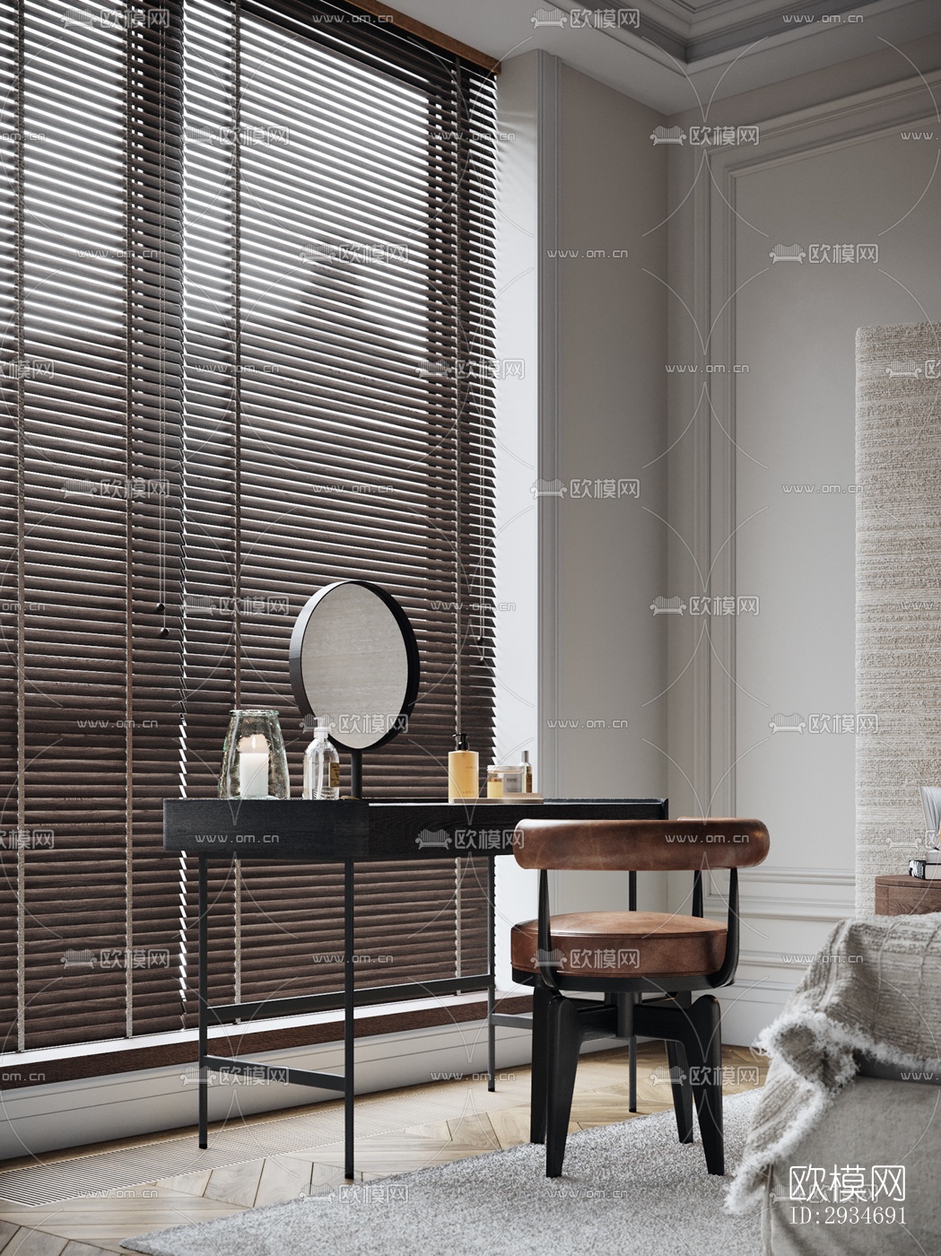 欧式平层效果图下载（渲染图15）