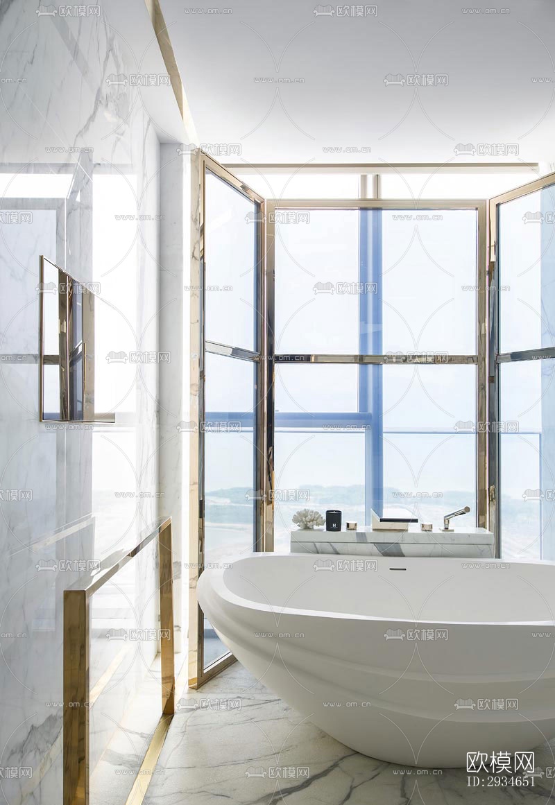 新中式平层效果图下载（渲染图15）