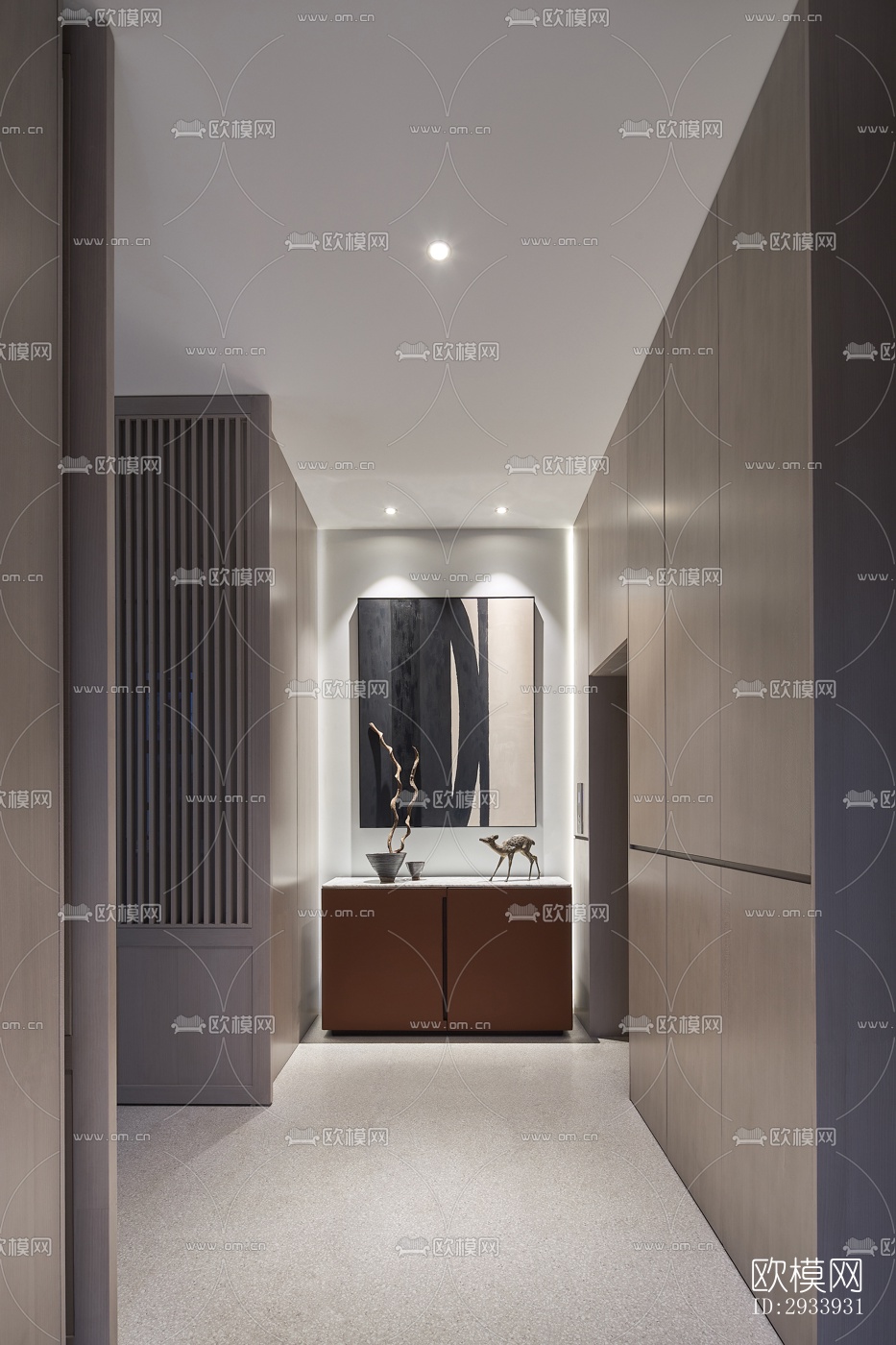 新中式别墅效果图下载（渲染图5）