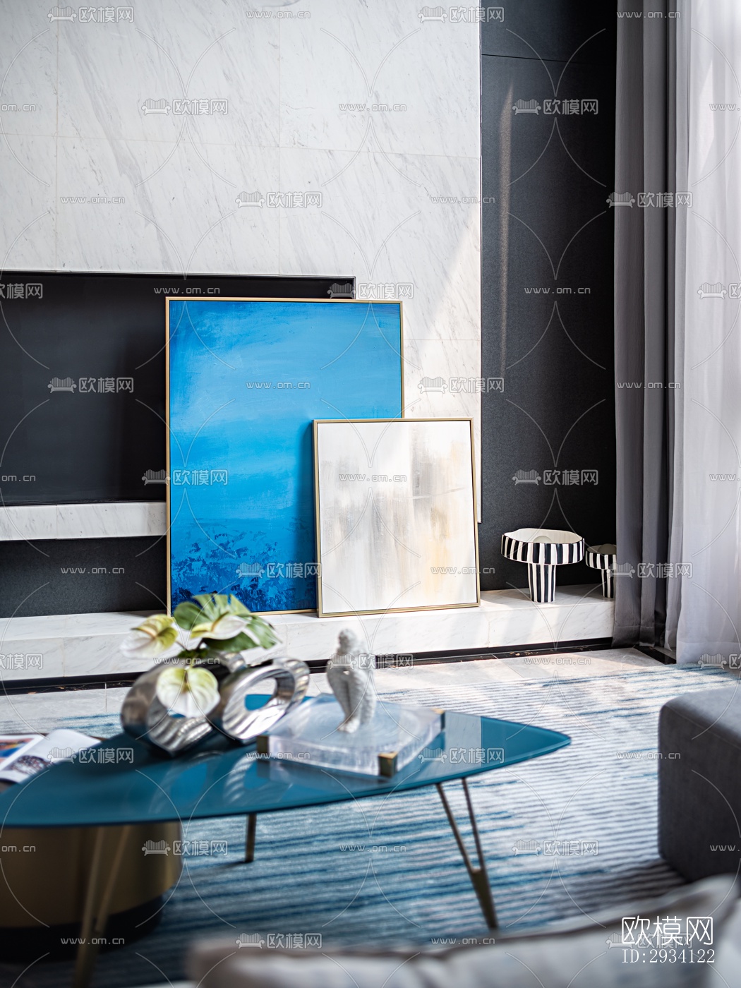 现代别墅效果图下载（渲染图15）