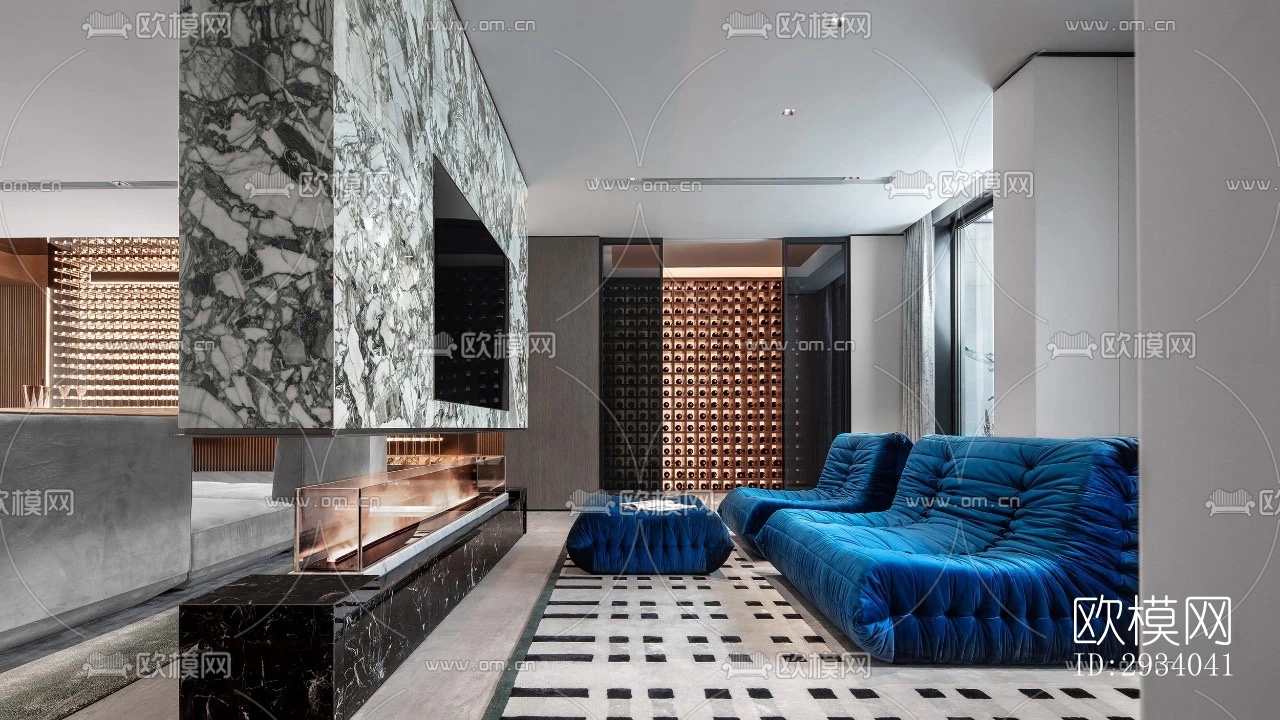 现代别墅效果图下载（渲染图10）