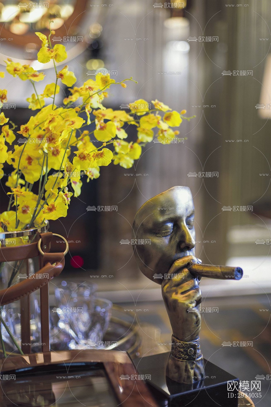 欧式别墅效果图下载（渲染图10）