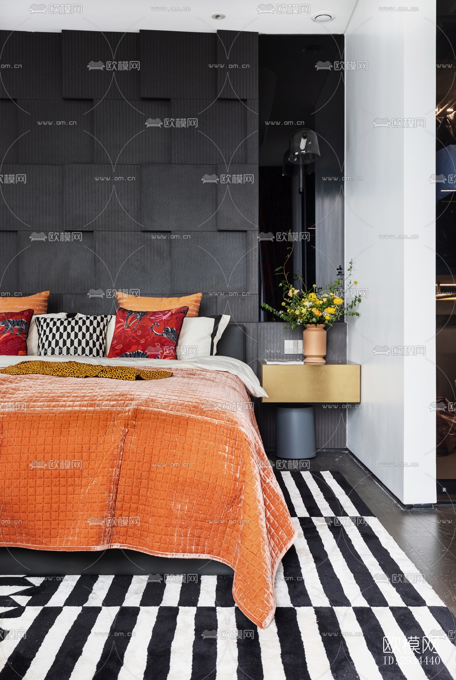 后现代平层效果图下载（渲染图13）