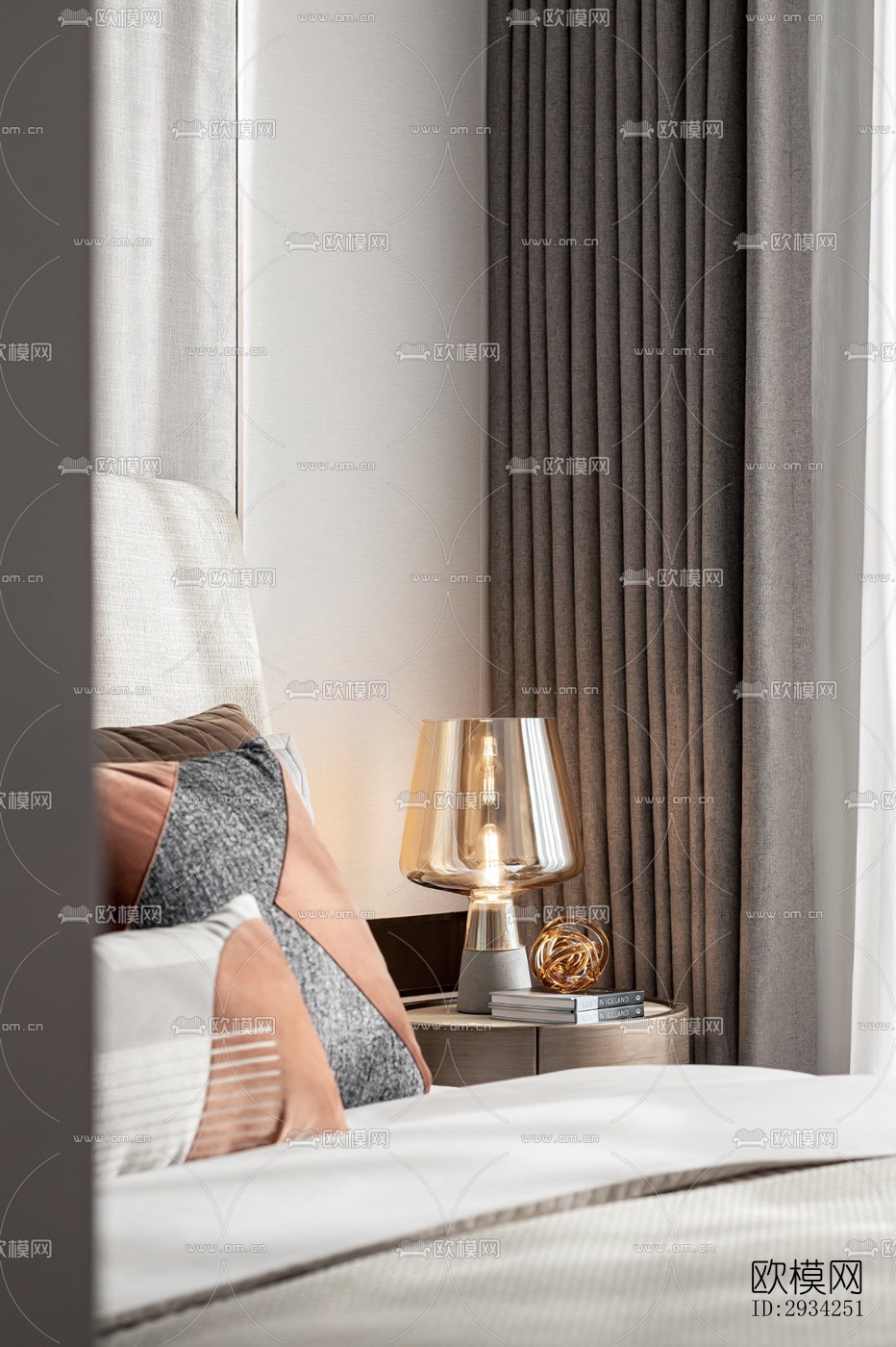 现代复式效果图下载（渲染图2）