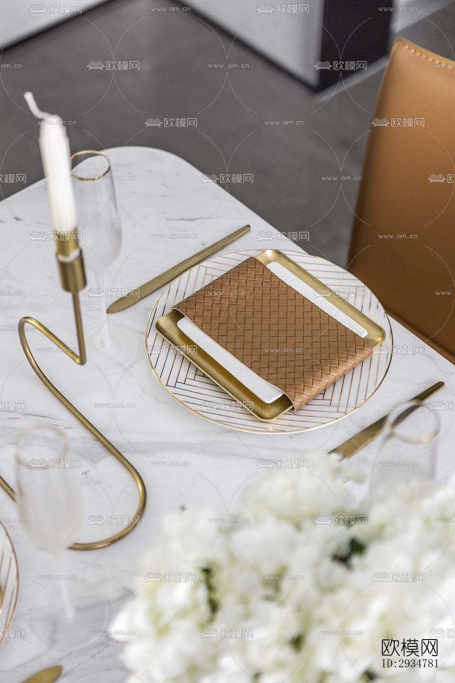 现代平层效果图下载（渲染图8）