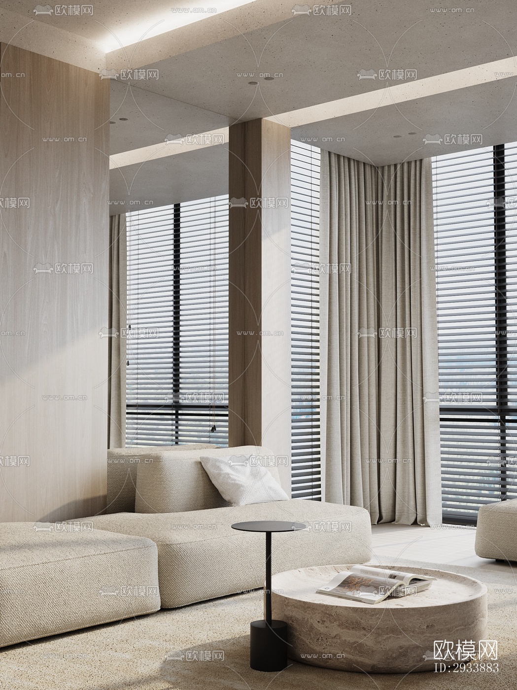 北欧别墅效果图下载（渲染图15）