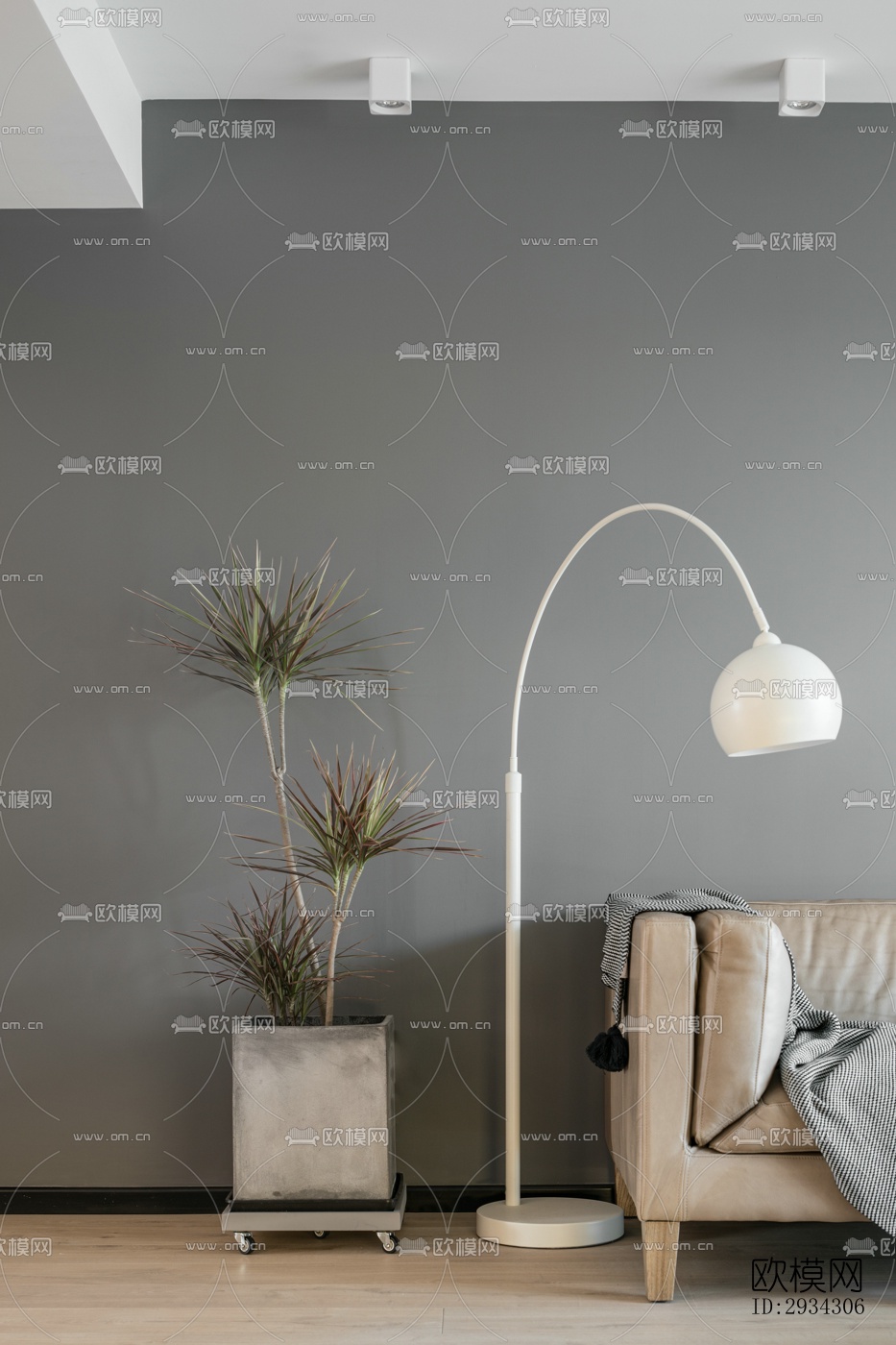 现代复式效果图下载（渲染图11）