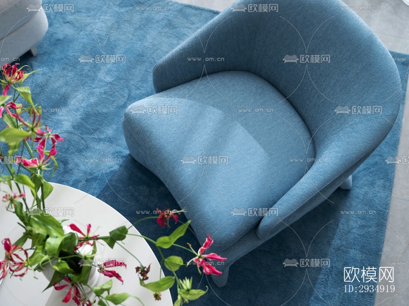 现代平层效果图下载（渲染图19）