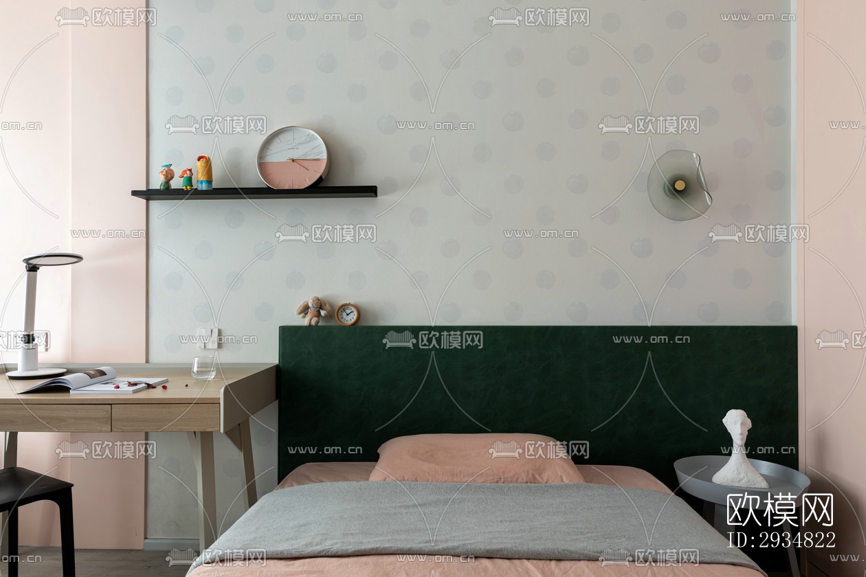 现代平层效果图下载（渲染图13）