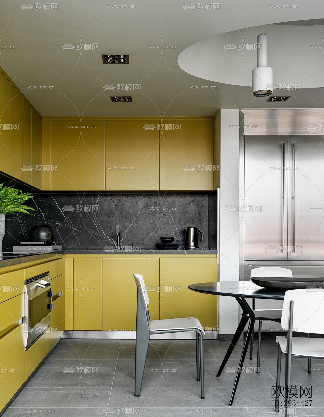 北欧平层效果图下载（渲染图3）