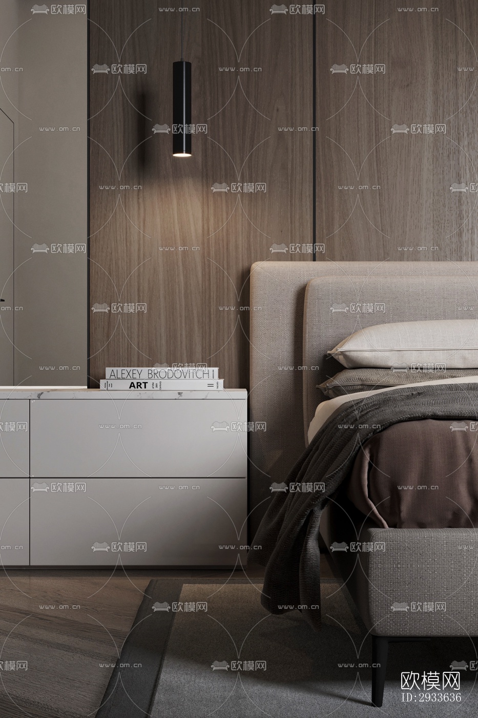 北欧公寓效果图下载（渲染图3）