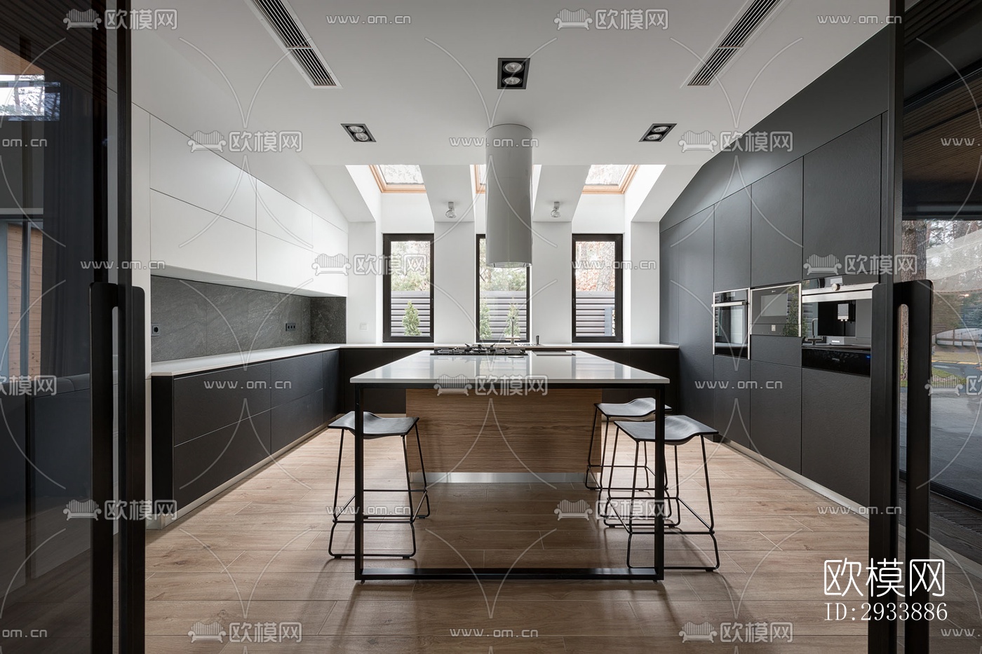 北欧别墅效果图下载（渲染图3）